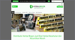 Desktop Screenshot of herbalbogor.com